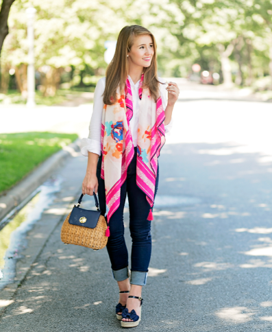 How to Style a Scarf in Summer